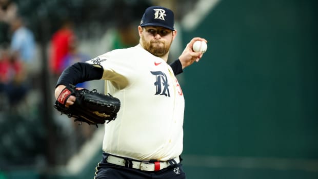Texas Rangers pitcher Jordan Montgomery